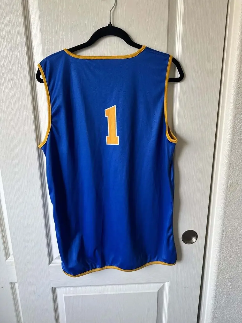 Golden State Warriors Reversible Practice Jersey Blue/Black Adult Medium - Picture 3 of 5